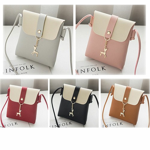 Ladies Cross Body Messenger Bag Women Shoulder Over Bags Satchel Bag Handbag UK