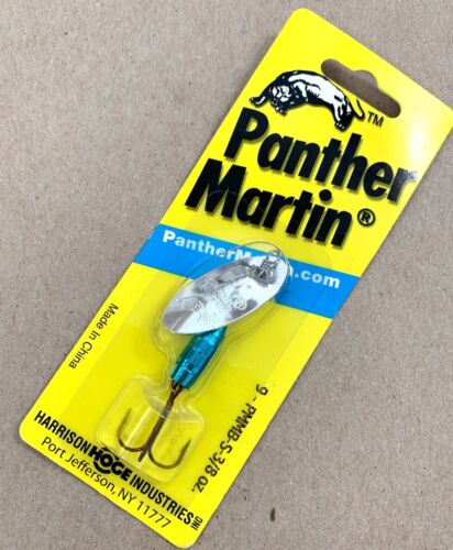 Panther Martin Blue Silver Blade 3/8 oz #9-PMMB-S Spinner Fishing Lure 