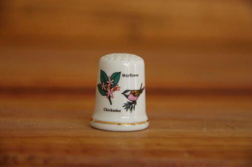 Massachusetts Porcelain Thimble Brand New Made by Finact Collectibles 