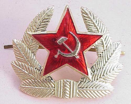 RUSSIAN MILITARY SOVIET STAR INSIGNIA KAKARDA HEAD BADGE PIN AWARD MEDAL ORDER 