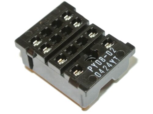 QTY=1pcs PY08-02 RELAY SOCKET BACK CONNECTING PY0802 OMRON