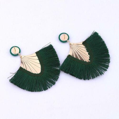 Women Boho Ethnic Tassel Drop Dangle Earrings Fashion Vintage Jewelry Gift LA 