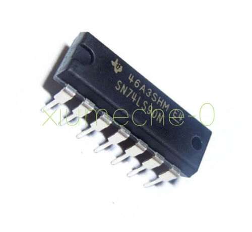 10PCS 74LS90 SN74LS90N IC Decade Divide-by-​12 and Binary Counter DIP14