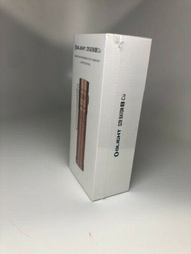 Details about  / NEW Sealed OLIGHT S2R Baton II CU Raw Copper Limited Edition Sold Out Rare