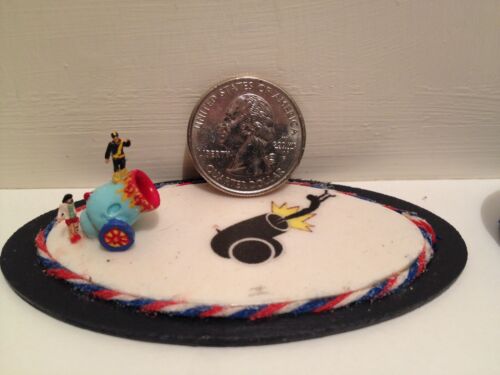 Z Scale HUMAN CANNON /& LANDING POOL Carnival or Circus layout Scratch