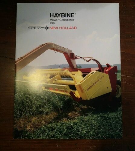 New Holland 499 Haybine Mower Conditioner Brochure