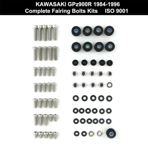 Stainless Steel Fairing Bolts Kit Body Screws Fit For Kawasaki GPz900R 1984-1996