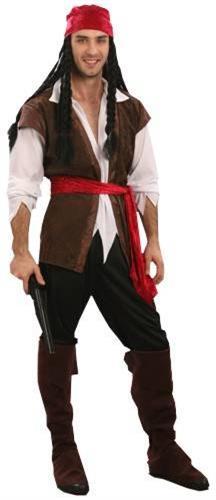 Value Costume Male Pirate Swashbuckle