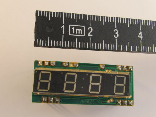 2 Stück TDIO1400 TFK LED Display für Uhren Clock 7,7mm 4 Digit 2pcs