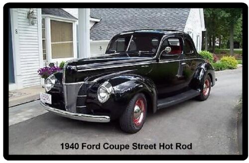 Tool Box Magnet 1940 Ford Coupe Street Hot Rod Refrigerator