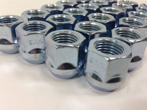 24 piece Set-Open End Bulge Acorn Lug Nuts 14mm x 2.0 ZINC plated 3//4/" Hex!