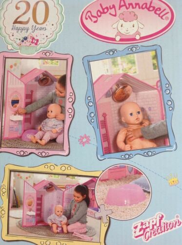 Baby Annabell Bathroom and house 2 in 1 Playset for Zapf Creation Baby Annabell 