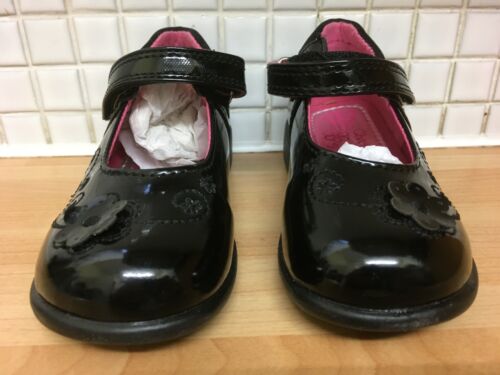Chatterbox Girls Mary Jane School Shoes Infant Sizes 4 or 8 Uk BNWT Patent Black 