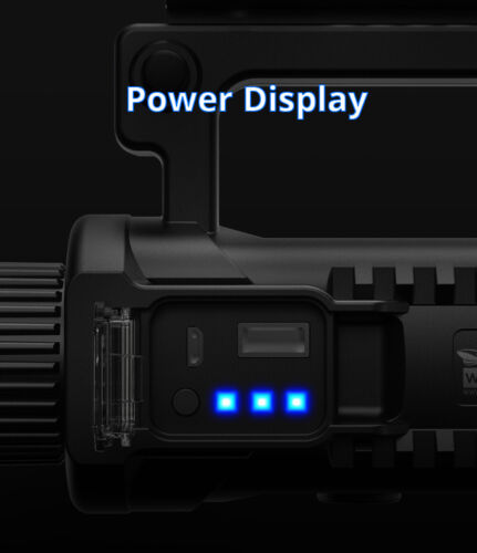 Powerful 200000LM XHP70 LED Flashlight Work Light Spotlight Searchlight 4 Modes 