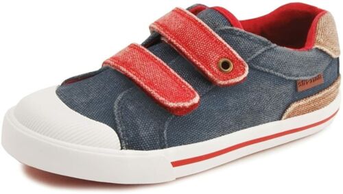 Start-Rite Toddlers Childrens Boys Mason Washed Canvas Shoes Navy
