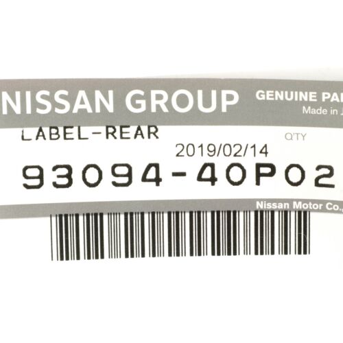 OEM NEW Genuine Nissan /"TWIN TURBO/"  Sticker Decal 90-96 300ZX  Z32 93094-40P02