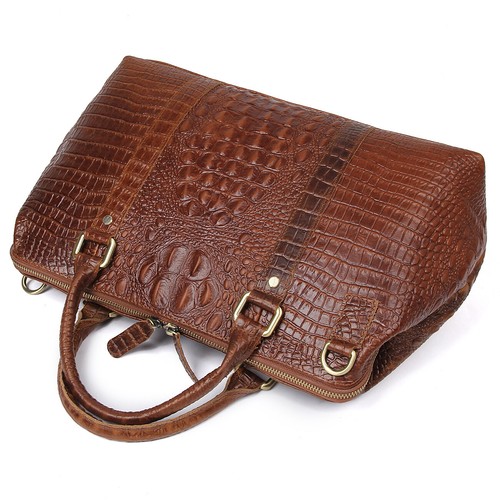 Women Real Leather Handbag Attache Case 13/" Laptop Shoulder Messenger Bag