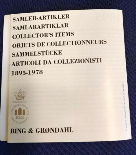 Details about  / Bing /& Grondahl Jule After 1977~Copenhagen Porcelain Blue Christmas Plate~#9077