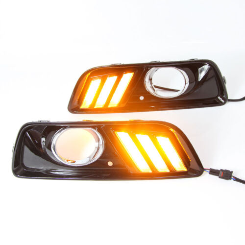 LED Daytime Running Light Turn Indicator Fog Lamp Bumper For Chevrolet Malibu 