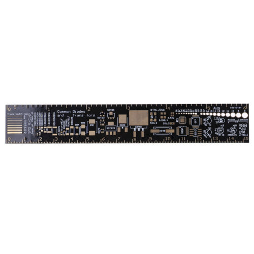PCB Reference Ruler PCB Packaging Units for Electronic Engineer HGUK