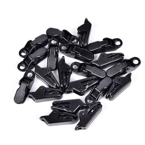 20 STÜCKE Kunststoff Zelt Clips Clamp Camping zelt Plane Clips outdoor Lo