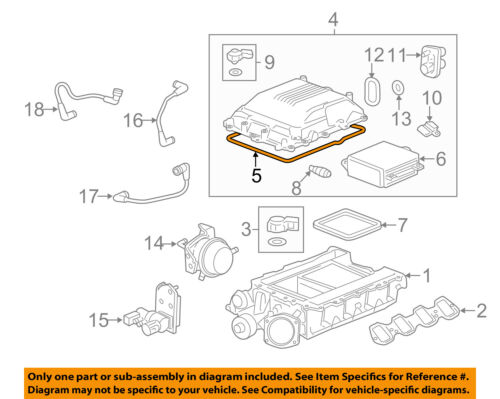 GM OEM Supercharger-Cover Assembly Gasket 12613457 