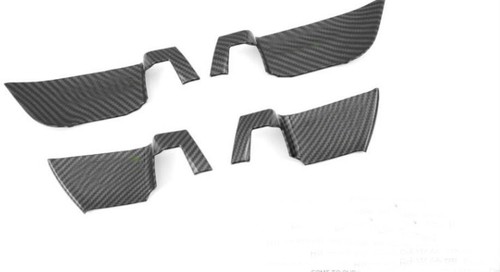 Carbon Fiber Style Inner Door Handle Bowl Cover trim For Honda Accord 2018 2019