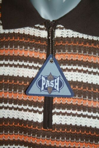 PASH Herren Pullover STATE mit Logostick und Reissverschluß neu Vintage 90er