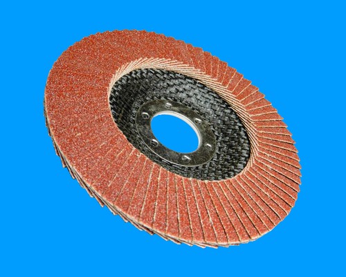 10 x Profi Fächer Schleifscheibe Ø 115mm K60 Gewölbte Lamellen Scheibe Für Stahl