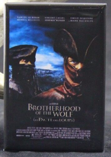 Brotherhood of the Wolf Movie Poster Locker Magnet. 2" X 3" Fridge 