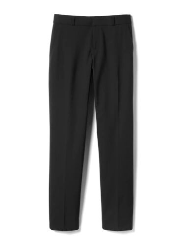 Black SIZE 0R 0 R  #380475 v528// Banana Republic Ryan-Fit Lightweight Wool Pant