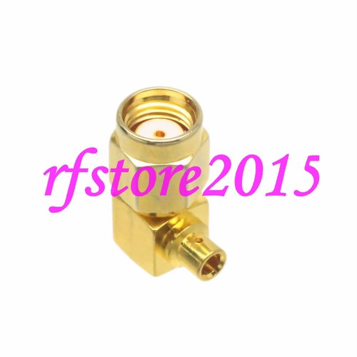 1pce Connector RP-SMA male jack solder RG405 0.086" cable RF COAXIAL Right angle 1pce Connector RP-SMA male jack solder RG405 0.086" cable RF COAXIAL Right angle