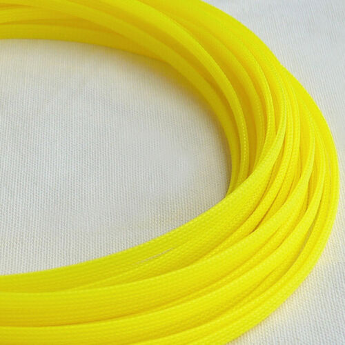 Auto Wire Harnessing Details about   3mm-50mm Colourful PET Braided Cable Sleeving Sheathing 