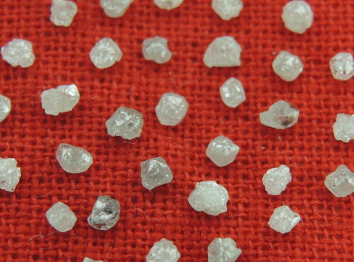 Details about  / Natural Loose Diamond Raw Rough White Grey I3 1.30 to 2.00 MM 2.00 Ct lot Q98