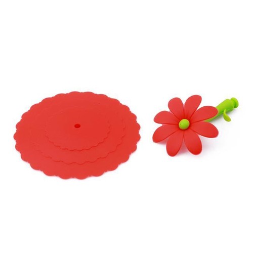Silicone Anti-dust Glass Cup Cover Coffee Mug Suction Seal Lid Cap Tool Shan