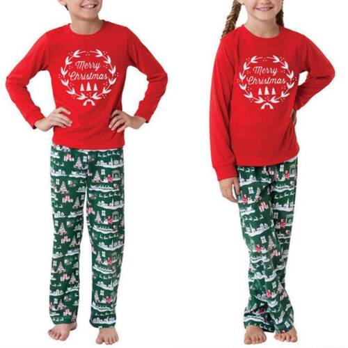 Nightwear Arbre Pyjama Pyjama Pyjama Set Kit Famille Assortis Enfants Adultes