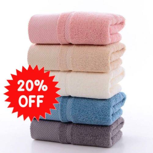 Springfield Linen 1 Pack Bath Towels Soft Towels 100% Cotton 34*74cm 