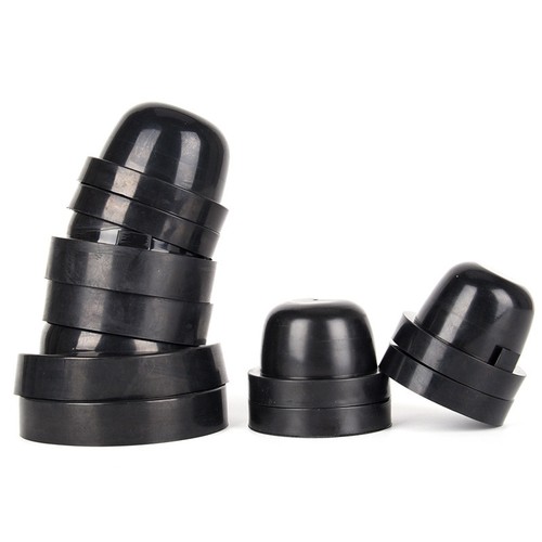 2Pcs 70mm Inner Dia Rubber Housing Seal Cap Dust Cover for Car LED Headlight R