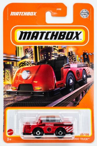 CARGO IN BED 2021 Matchbox #23 MBX Mini Cargo Truck™ RED MELTON MOC