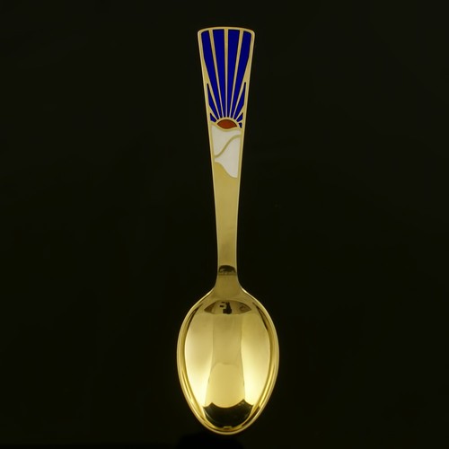 Michelsen 1995 A Danish Gilded Christmas Spoon