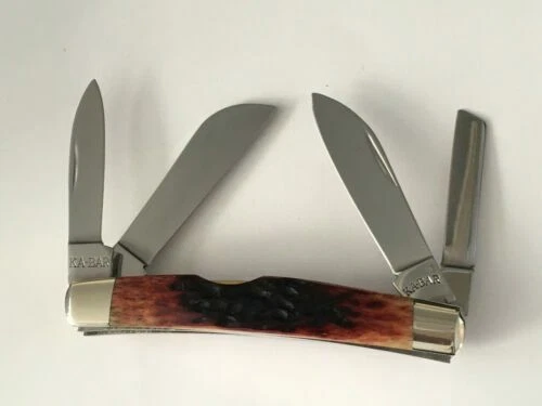 Mango de hueso KA-BAR ambidiestro cuchillos, espadas de colección, Blades, armaduras y accesorios