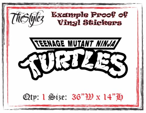 Teenage Mutant Ninja Turtles Vintage Wall Vinyl Sticker 