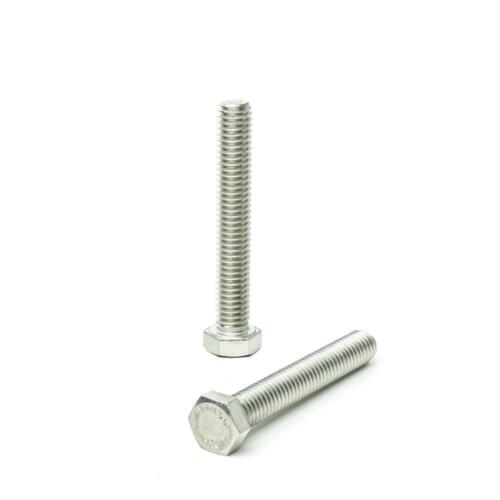 Details about  / M6-1.00-130mm Metric Hex tap bolts Stainless steel 18-8 A-2 50 pcs