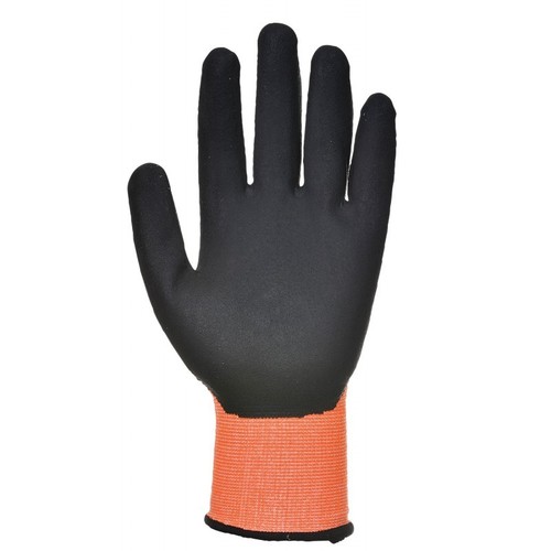 10//XL *** Portwest A625 Vis-Tex5 resistente al Taglio Guanto in poliuretano Arancione//Nero