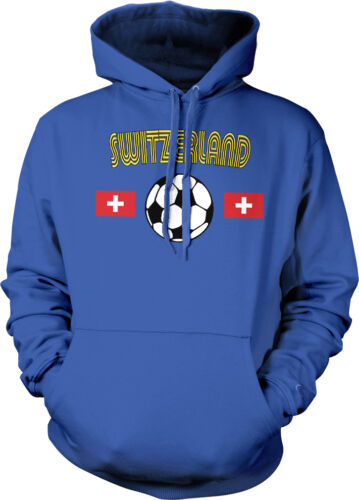 Switzerland European National Soccer Team Schweizer Nati Hoodie Pullover
