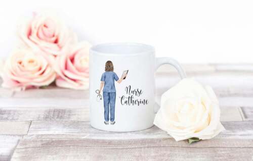 Nurse Gift Mug Cup Tea Coffee Birthday Gift Personalised doctor physio nurse mug 