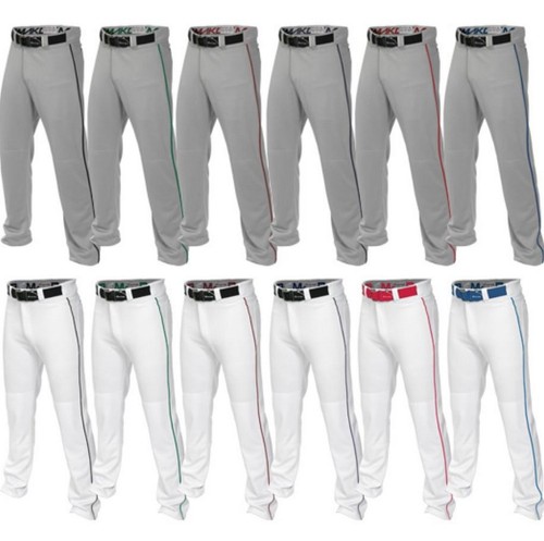 Easton Men/'s Full Baseball Pants Mako 2 Piped Contrast Color Piping A167101