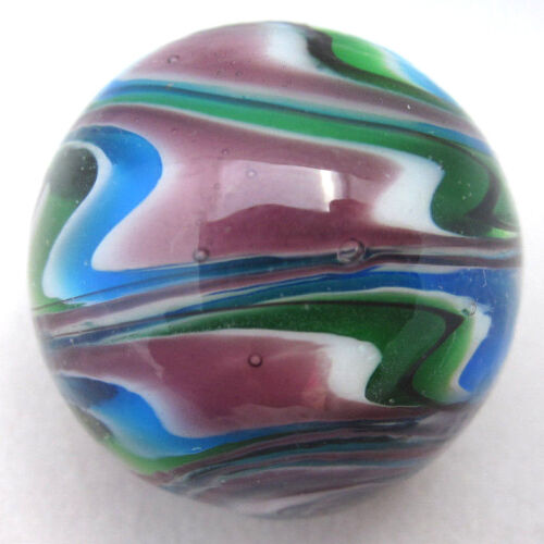 25mm SONATA Handmade Contemporary art glass stripe design Marbles 1&#034; SHOOTER