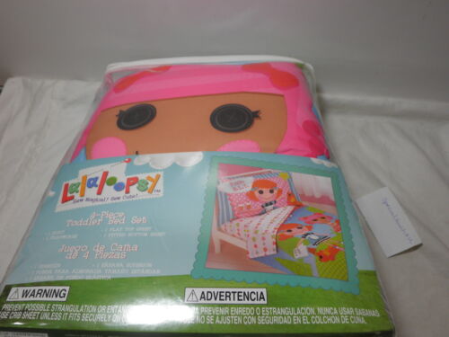 4 pcs Lalaloopsy /"PICKLES B.L.T/" Toddler Bed Set ~ Quilt and Toddler Sheet Set