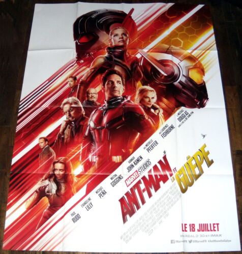 ANT-MAN & THE WASP Paul Rudd  Marvel Evangeline Lilly LARGE French POSTER